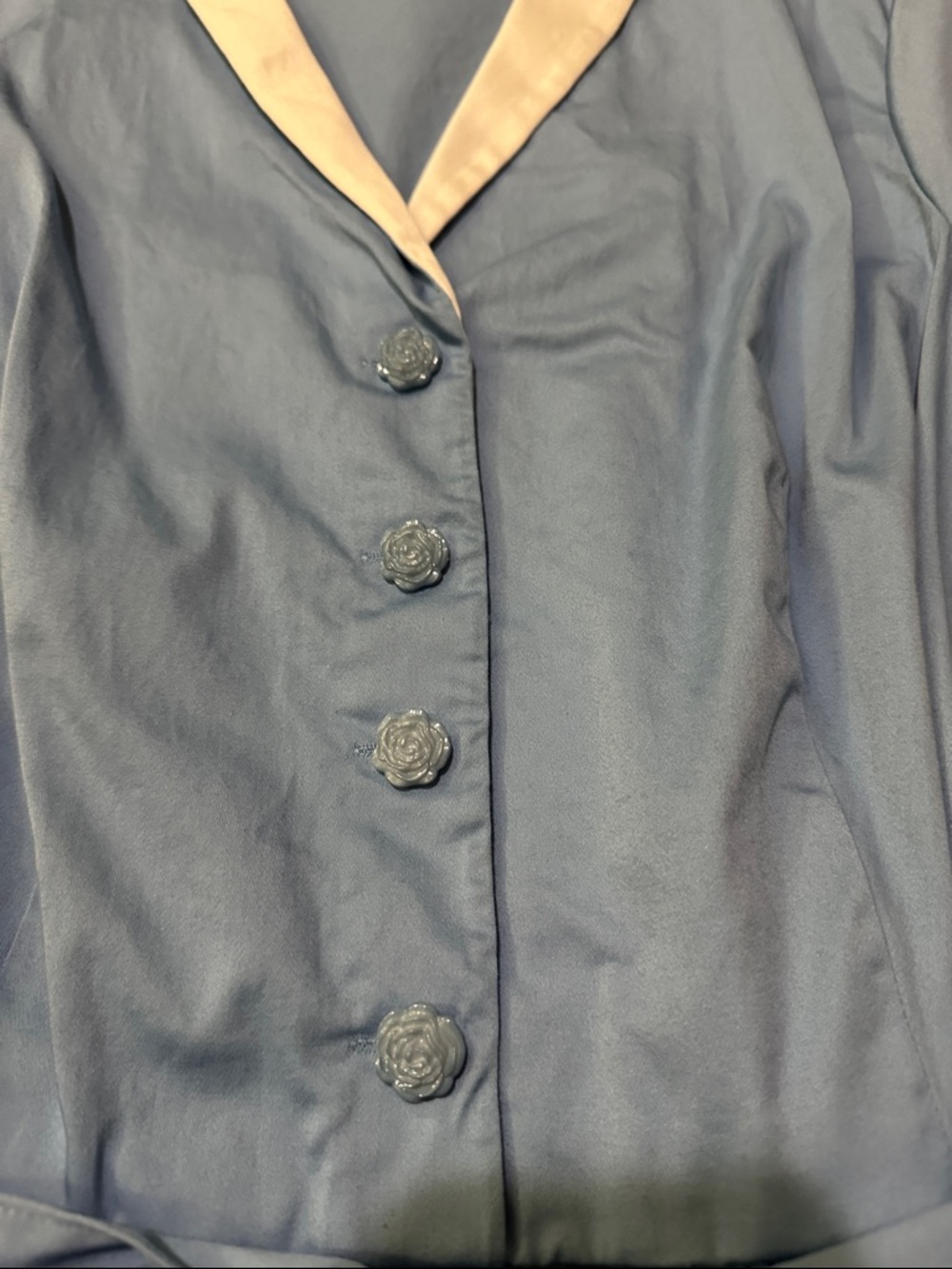 Disney Parks Beauty & the Beast Inspired Belle Light Blue Collared Dress w Books - Picture 4 of 16
